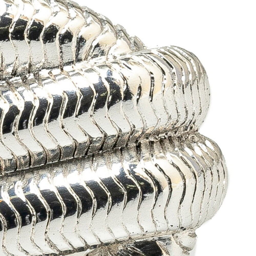 CHANEL Authentic Vintage Silver Logo Brooch - Picture 4 of 7